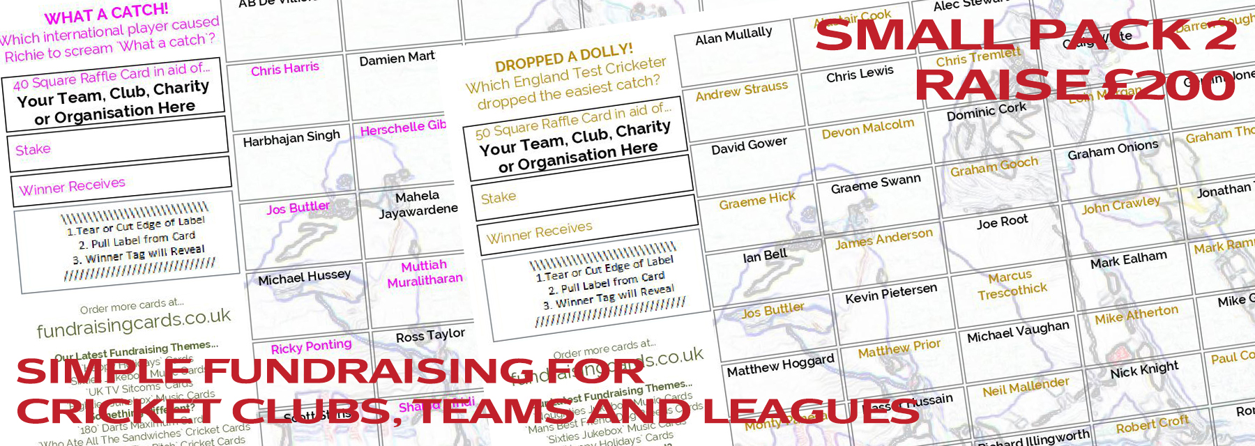 Cricket Club Fundraising - Raise Money - fundraisingcards.co.uk